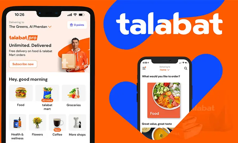 اپلیکیشن سفارش غذای Talabat یکی از کاربردیترین نرمافزارها است
