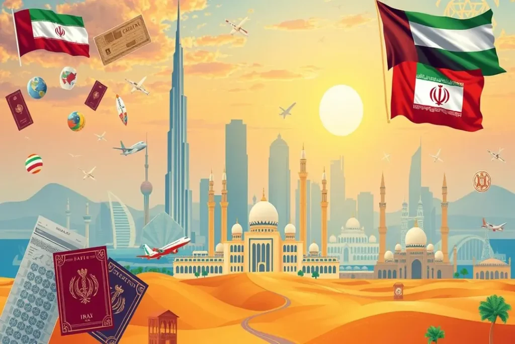 آغاز صدور ویزای امارات برای ایرانیان پس از وقفه چند ساله