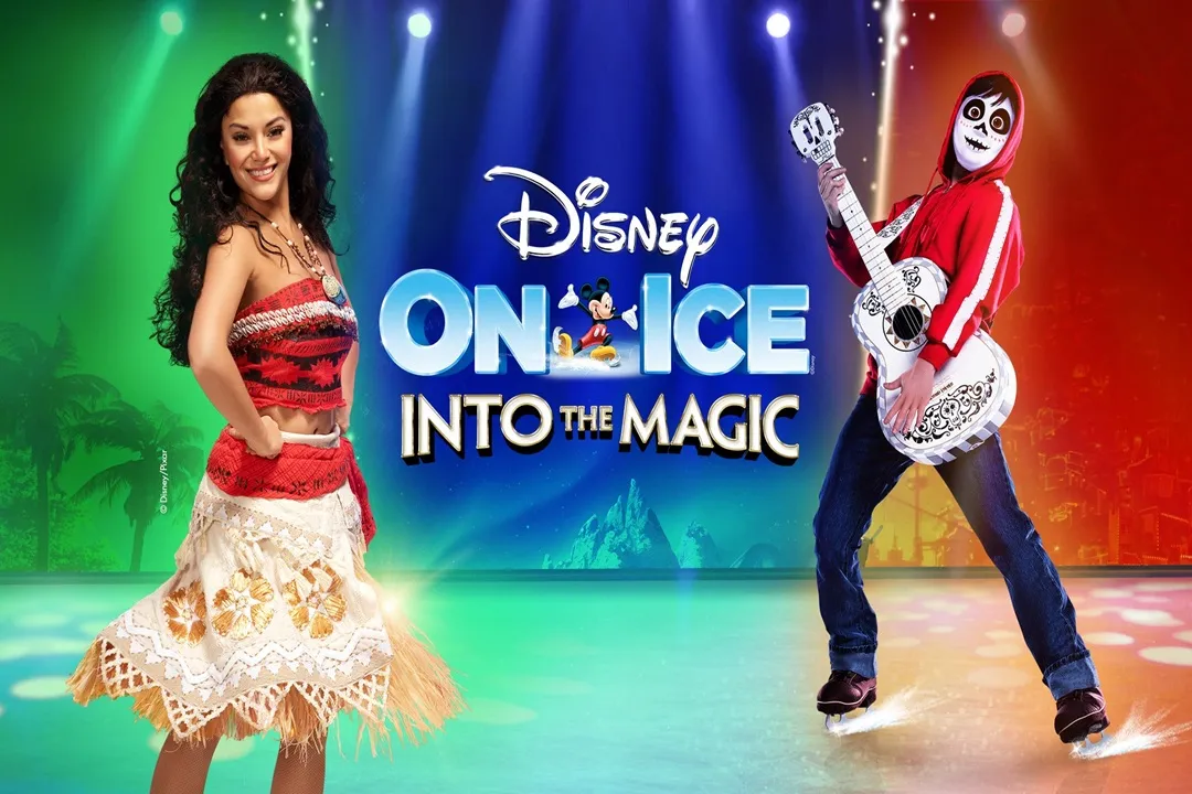 سالن کوکاکولا آرنا در منطقه سیتی واک دبی، اجرای «Disney On Ice – Into The Magic» را به روی صحنه میبرد